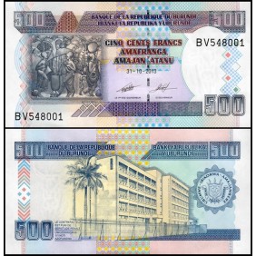 BURUNDI 500 Francs 2013