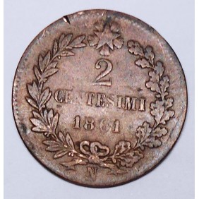 2 Centesimi 1861 N