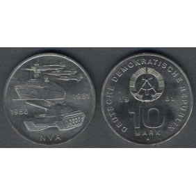 DDR 10 Mark 1981 25th Ann....
