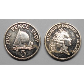 GUERNSEY 5 Pence 1997