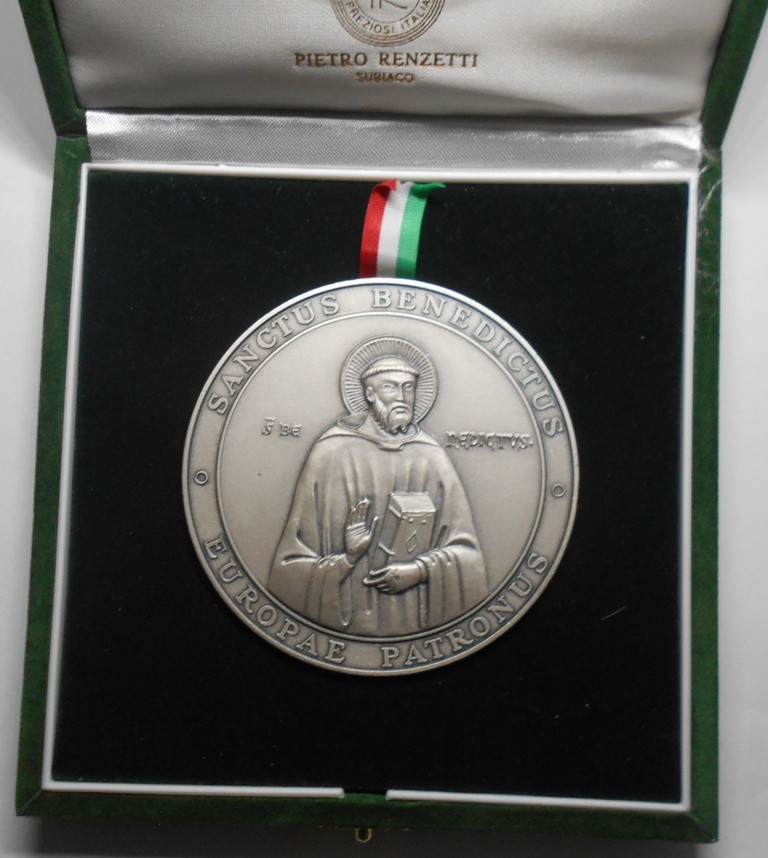 MEDAGLIA SAN BENEDETTO PATRONO D'EUROPA