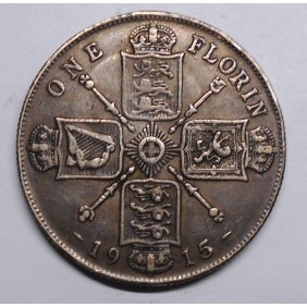 GREAT BRITAIN Florin 1915...