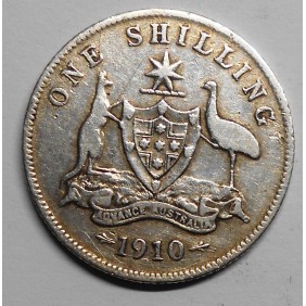 AUSTRALIA 1 Shilling 1910 AG