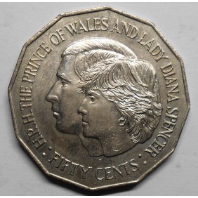 AUSTRALIA 50 Cents 1981...