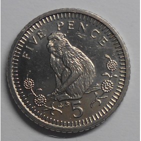 GIBRALTAR 5 Pence 1990 AB...