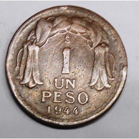 CHILE 1 Peso 1944