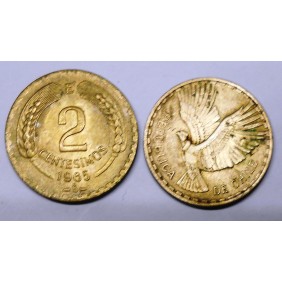 CHILE 2 Centesimos 1965