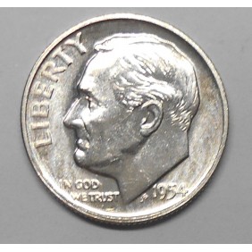 USA Roosevelt Dime 1954 AG