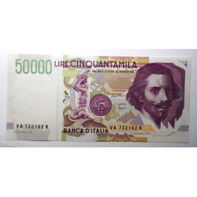 50.000 Lire Bernini 2° Tipo...