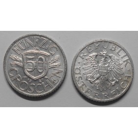 AUSTRIA 50 Groschen 1947