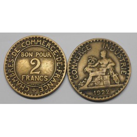 FRANCE 2 Francs 1922