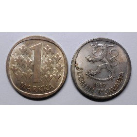 FINLAND 1 Markka 1967 AG