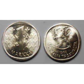 FINLAND 1 Markka 1968 AG