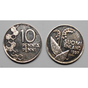 FINLAND 10 Pennia 1997