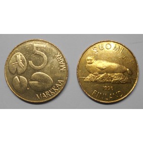 FINLAND 5 Markkaa 1996