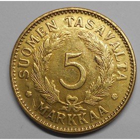 FINLAND 5 Markkaa 1946