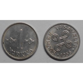 FINLAND 1 Markka 1955