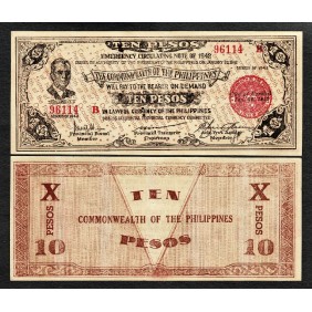 PHILIPPINES 10 Pesos 1942