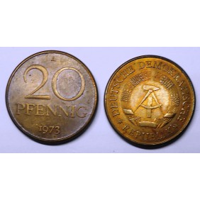 DDR 20 Pfennig 1973