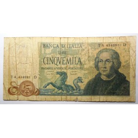 5000 Lire 1971 COLOMBO 3...