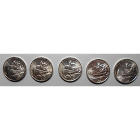 VATICANO Lot x 5 pcs PIO...