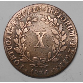 PORTUGAL 10 Reis 1836 Maria II