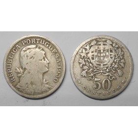 PORTUGAL 50 Centavos 1930