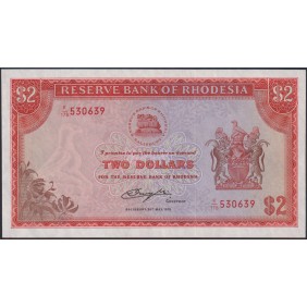 RHODESIA 2 Dollars 24.05.1979