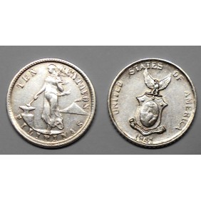 PHILIPPINES 10 Centavos...