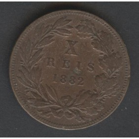PORTUGAL 10 Reis 1882