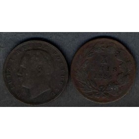 PORTUGAL 10 Reis 1884