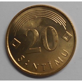 LATVIA 20 Santimu 2007