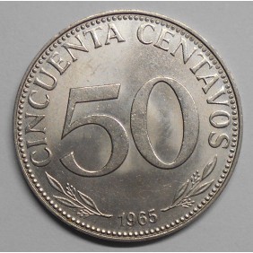BOLIVIA 50 Centavos 1965