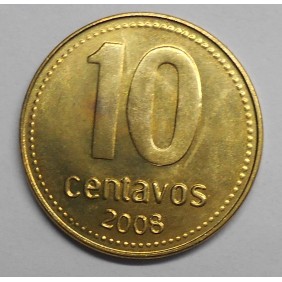 ARGENTINA 10 Centavos 2008...