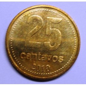ARGENTINA 25 Centavos 2010...