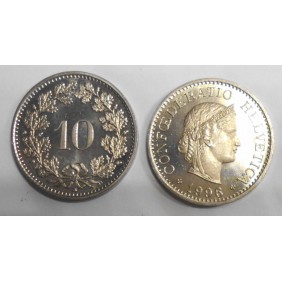 SWITZERLAND 10 Rappen 1996