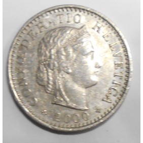 SWITZERLAND 20 Rappen 2000