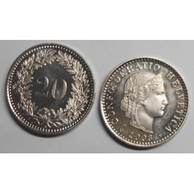 SWITZERLAND 20 Rappen 2003