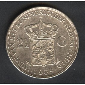 NETHERLANDS 2 1/2 Gulden...