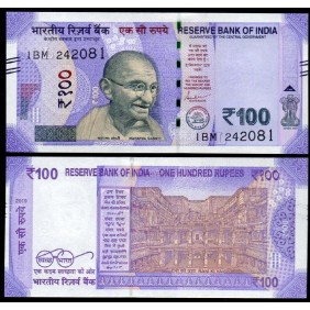 INDIA 100 Rupees 2019 Plate...