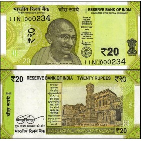 INDIA 20 Rupees 2022 Plate...