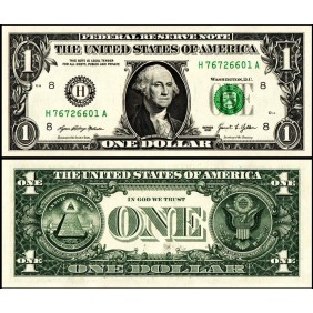 USA 1 Dollar 2021 Series H