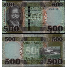 SOUTH SUDAN 500 Pounds 2021