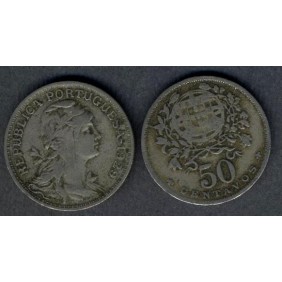 PORTUGAL 50 Centavos 1929