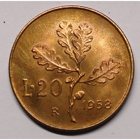 20 LIRE 1958