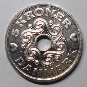 DENMARK 5 Kroner 1997