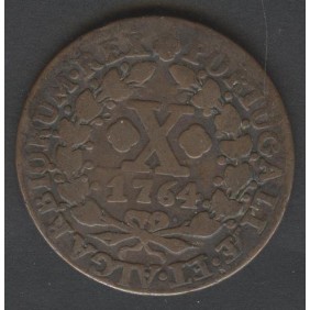 PORTUGAL 10 Reis 1764 Joseph I