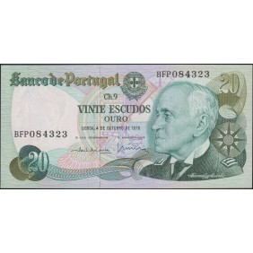 PORTUGAL 20 Escudos 04.10.1978