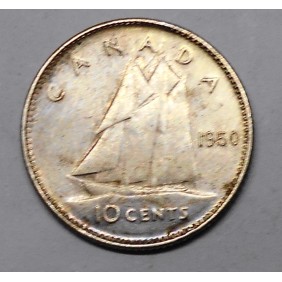CANADA 10 Cents 1950 AG...