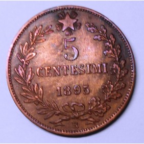5 Centesimi 1895